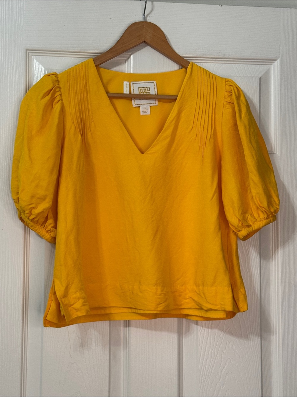 Emily McCarthy puff sleeve top